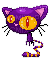 purple kitty - Ücretsiz animasyonlu GIF
