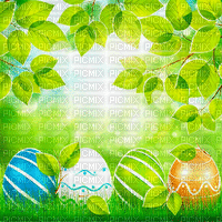 Easter  background by nataliplus - GIF animé gratuit
