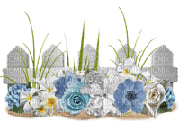 fence/flowers - nemokama png