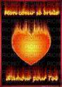 coeur flame - 免费PNG