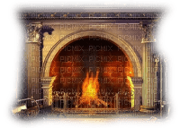 Kaz_Creations Deco Fireplace Fire - zdarma png