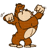 ani--gorilla--apa--monkey - Zdarma animovaný GIF