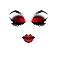 Gothic face makeup bp - безплатен png