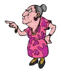 Angry Grandma - Animovaný GIF zadarmo