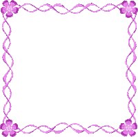 Flower Glitter Frame~Purple©Esme4eva2015.gif - Бесплатный анимированный гифка