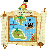 pirate treasure map bp - Besplatni animirani GIF