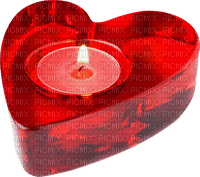 Candle.Heart.Red - gratis png