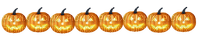 halloween border pumpkin kikkapink - png gratis