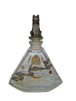 celestial cat bottle - PNG gratuit