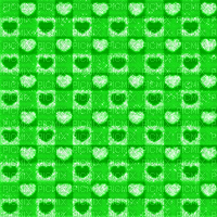 Checker Heart Glitter BG~Green©Esme4eva2015 - Free animated GIF