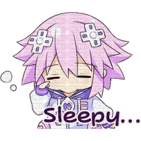 Neptunia Sleepy - безплатен png