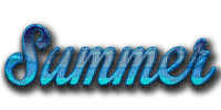 Summer.Blue.Text.Victoriabea - Free PNG