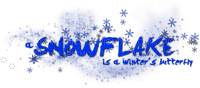Snowflake.Text.Blue - Free PNG