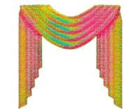 VanessaVallo _crea-multicolor curtain - nemokama png
