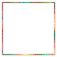 soave frame deco vintage pearl border pink green - png gratuito