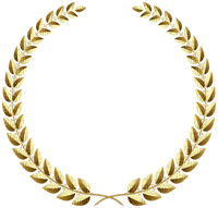 Kaz_Creations Deco Wreath Gold - Free PNG