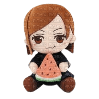 nobara watermelon plush - png gratis