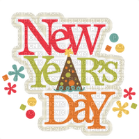 Happy New Year  Day Text - Bogusia - бесплатно png