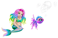 lilla sjöjungfru-----little mermaid - Free PNG