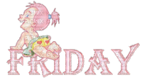 Kaz_Creations Days Of The Week Friday Animated - Безплатен анимиран GIF