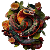 serpent coloré - gratis png
