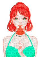 Enakei.Green.Red - By KittyKatLuv65 - ücretsiz png