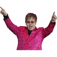 Kaz_Creations Man Homme Elton John Singer Music - png gratis