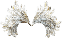 kikkapink white sepia angel wings - 免费PNG