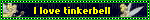 I love tinkerbell blinkie gif green cartoon - Δωρεάν κινούμενο GIF