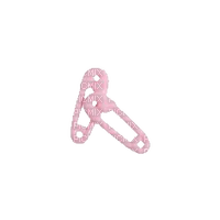 Pink Baby Diaper Pins Shower Favors - png gratuito