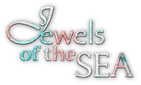 soave text summer jewels sea pink teal - 無料png