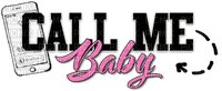 Text Call me baby - Free PNG