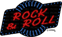 Rock & Roll.text.Music.Victoriabea - GIF animé gratuit