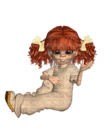 Kaz_Creations Dolls Cookie Redhead - PNG gratuit