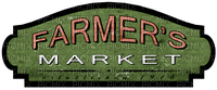 Kaz_Creations Sign-Farmers-Market - png ฟรี
