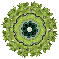 Green Circle - GIF animate gratis