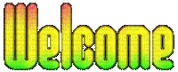 Kaz_Creations Logo Text Welcome - Бесплатный анимированный гифка
