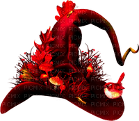 Witch.Hat.Red.Green - png gratis