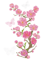 Pink Flowers - zadarmo png