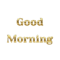 good morning words - Free PNG