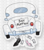 just married - png gratis