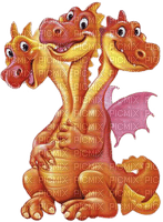 orange dragon by nataliplus - ücretsiz png