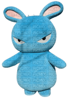 blue rabbit mascot - 無料png