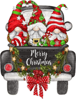 Christmas Gnomes Car Text - Bogusia - kostenlos png