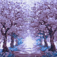 Y.A.M._Landscape purple - Darmowy animowany GIF