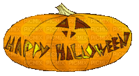 Happy Halloween.text.Pumpkin.gif.Victoriabea - GIF animé gratuit