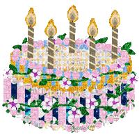 nbl - birthday cake - GIF animé gratuit
