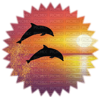 dolceluna purple orange summer sunset - Free PNG