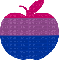Bi Pride apple