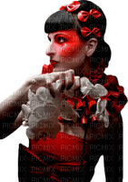 woman with flowers bp - 無料png
